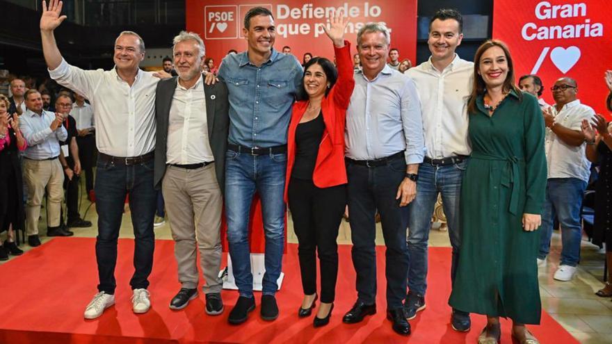 Elecciones Autonómicas Canarias 2023: Mitin de Pedro Sánchez en Las Palmas de Gran Canaria