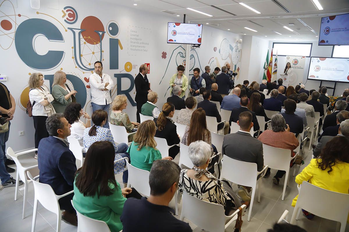 La inauguración de la nueva sede del Colegio de Enfermería de Córdoba, en imágenes