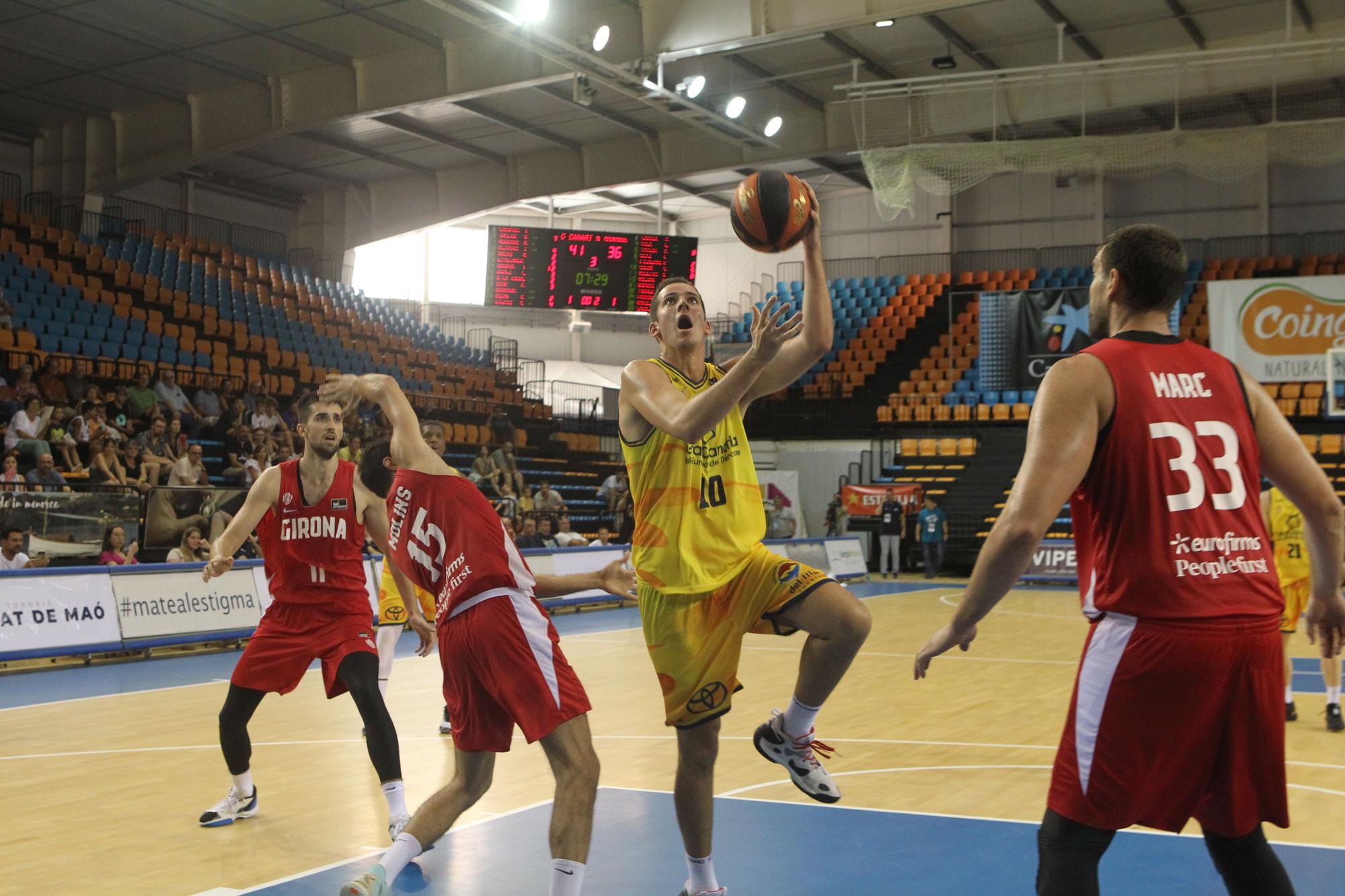 El Bàsquet Girona cau derrotat contra el Gran Canària a Maó (76-71)