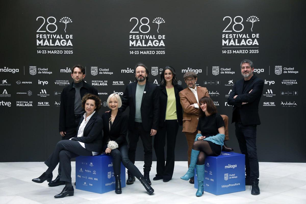 El equipo de "Una quinta portuguesa" en el pasado Festival de Cine de Málaga