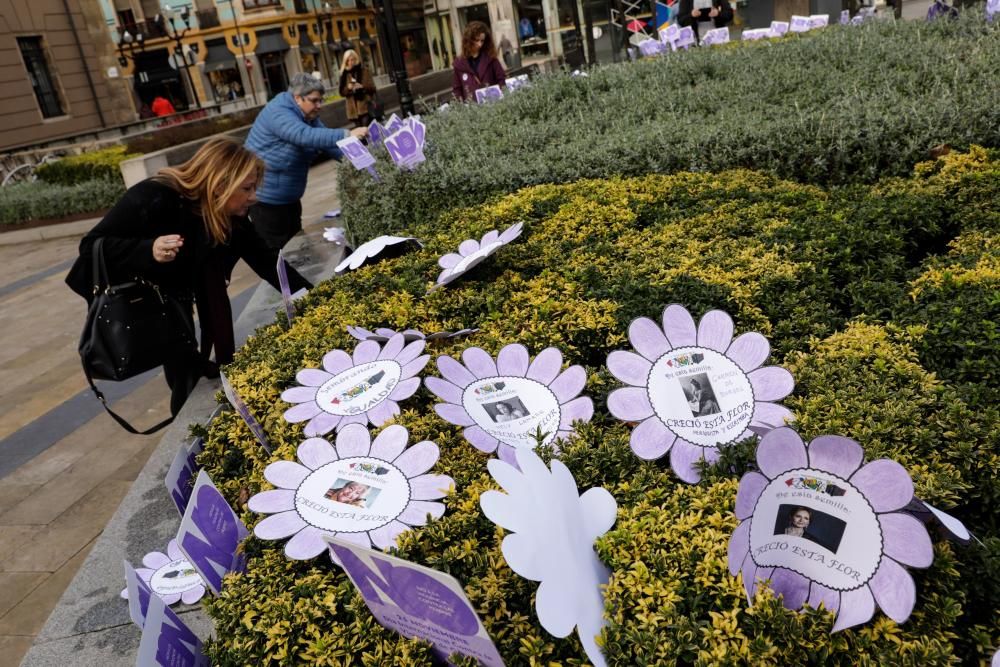 ACTOS DEL 25N CONTRA LA VIOLENCIA DE GÉNERO EN LOS JARDINES DE LA PLAZA DEL PARCHIS