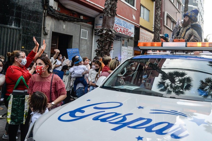 Caravana de los Reyes Magos en la capital grancanaria