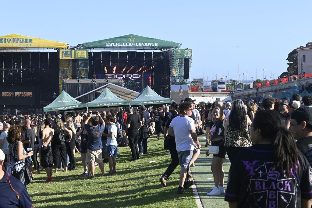 Ambiente de la segunda jornada del Rock Imperium Festival en Cartagena