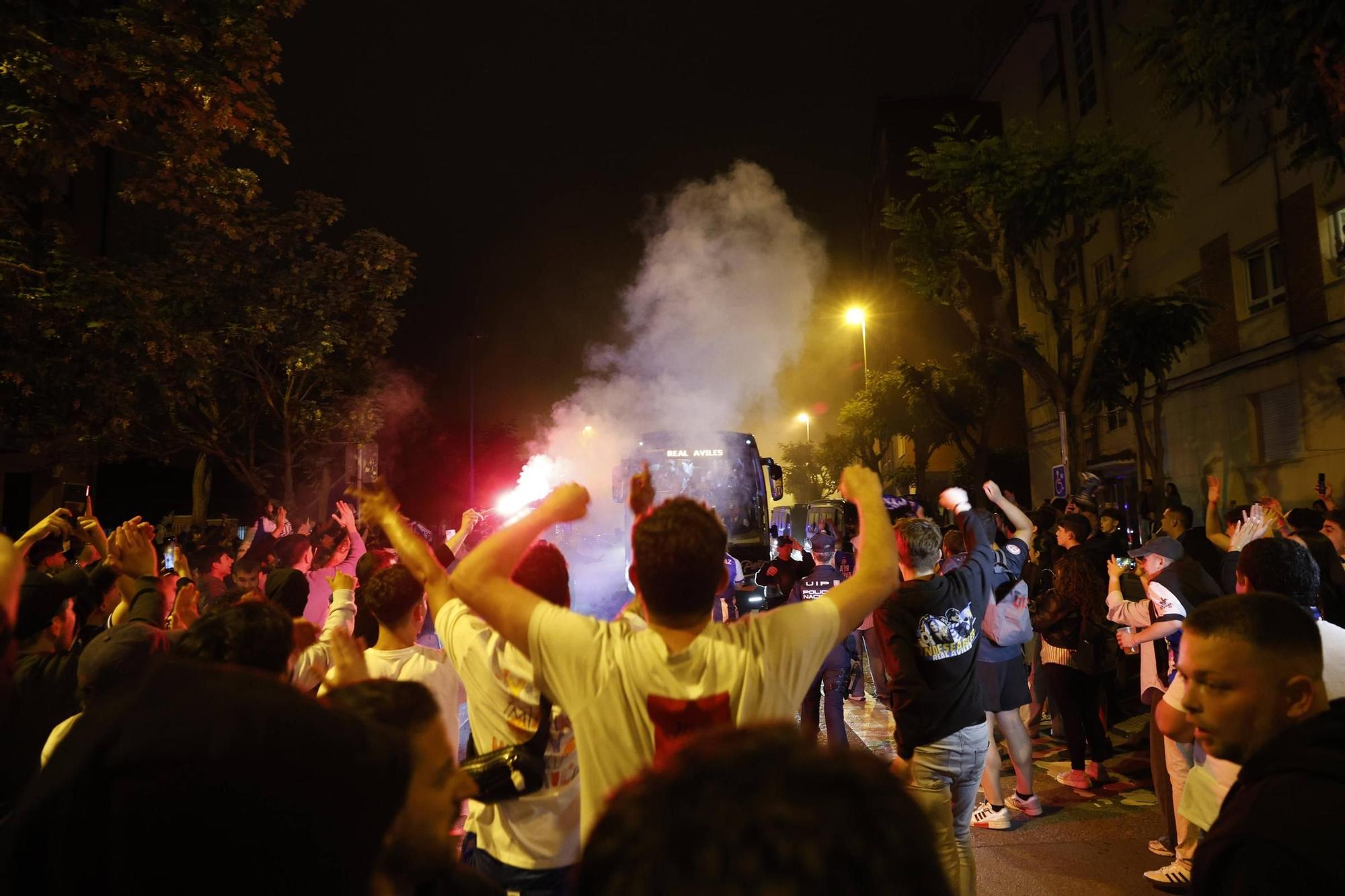EN IMÁGENES: Locura en las calles de Avilés por el ascenso