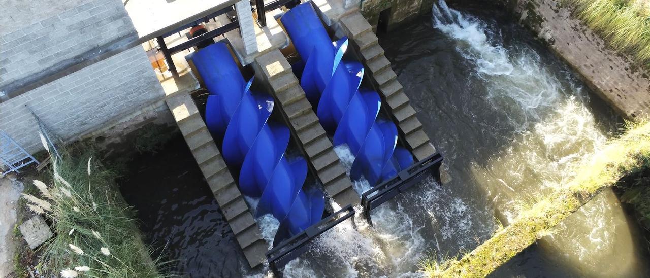 Hidrotornillo desarrollado por la ingeniería gijonesa Sinfin Energy.