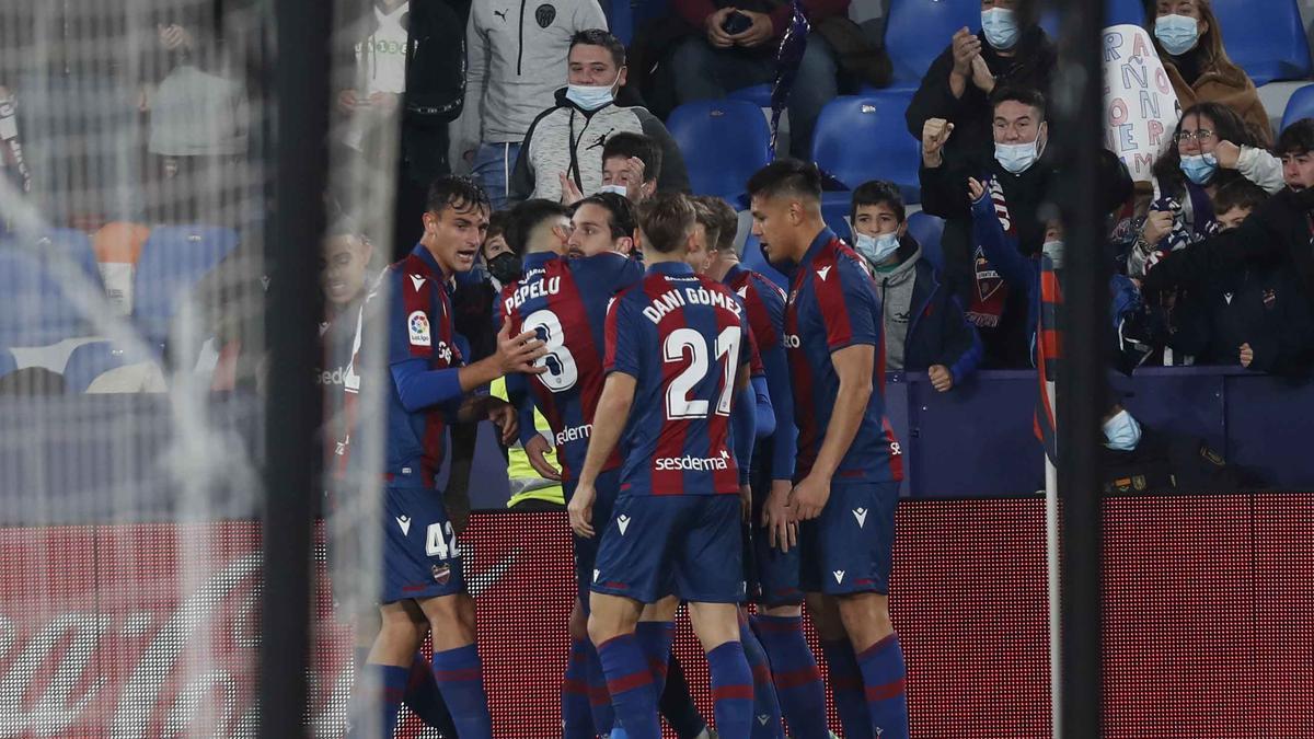 Las Imágenes del Derbi entre Levante UD y Valencia CF en el Ciutat