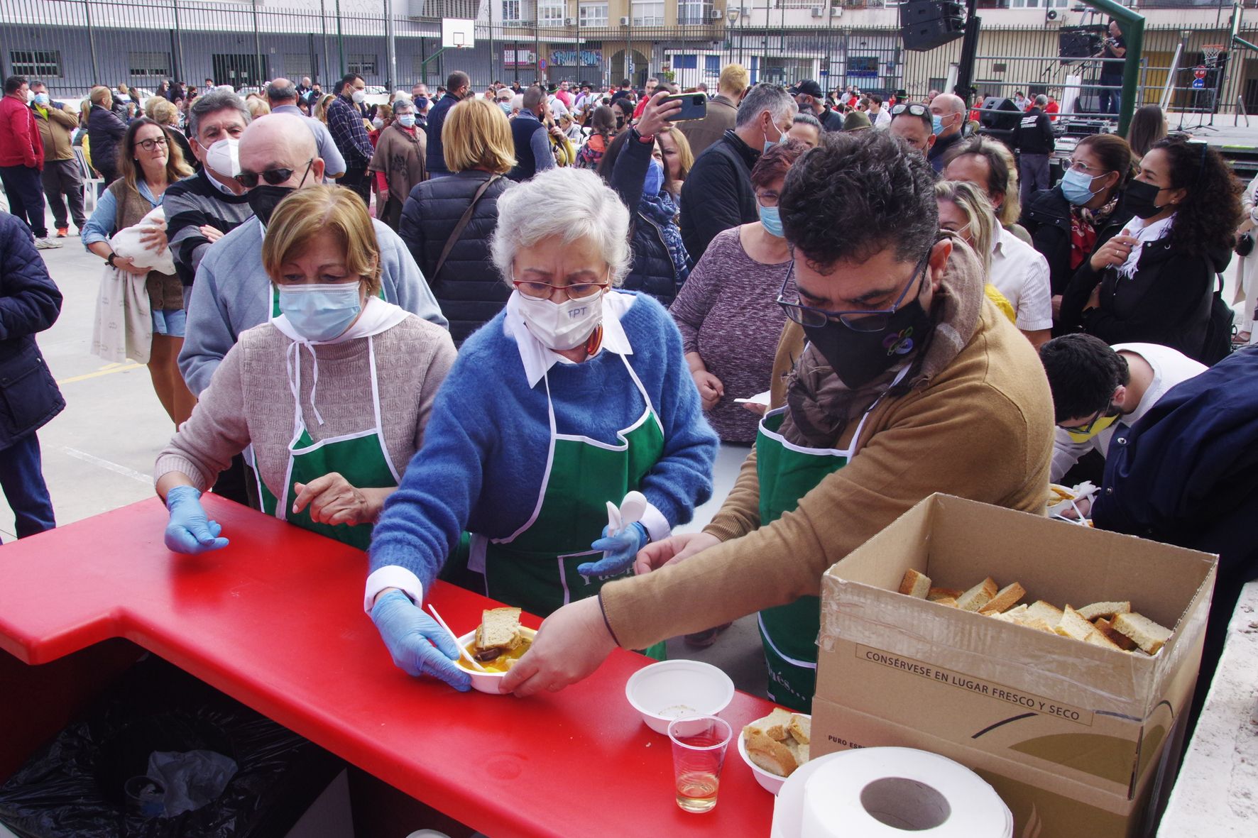 Previa gastronómica carnavalera en la Cruz de Humilladero