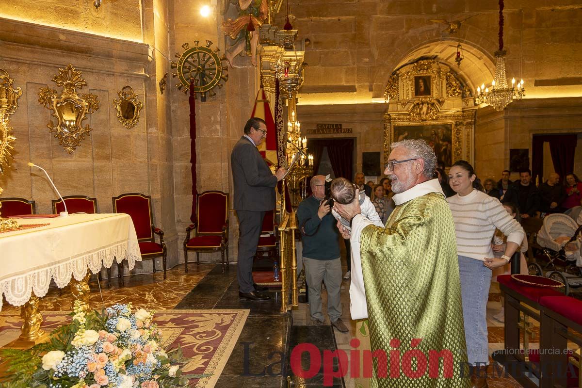 Presentación a la Vera Cruz de Caravaca de los niños nacidos en 2023