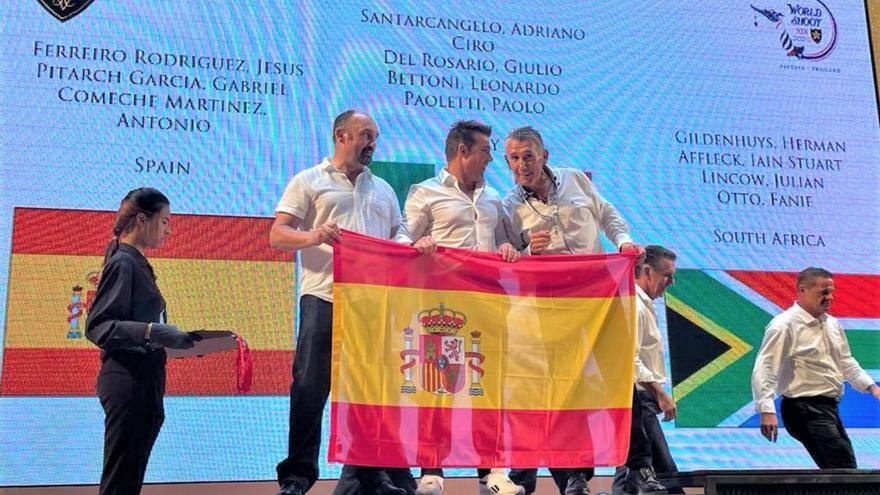 El lalinense Jesús Ferreiro conquista la plata en el Mundial de Tiro Práctico