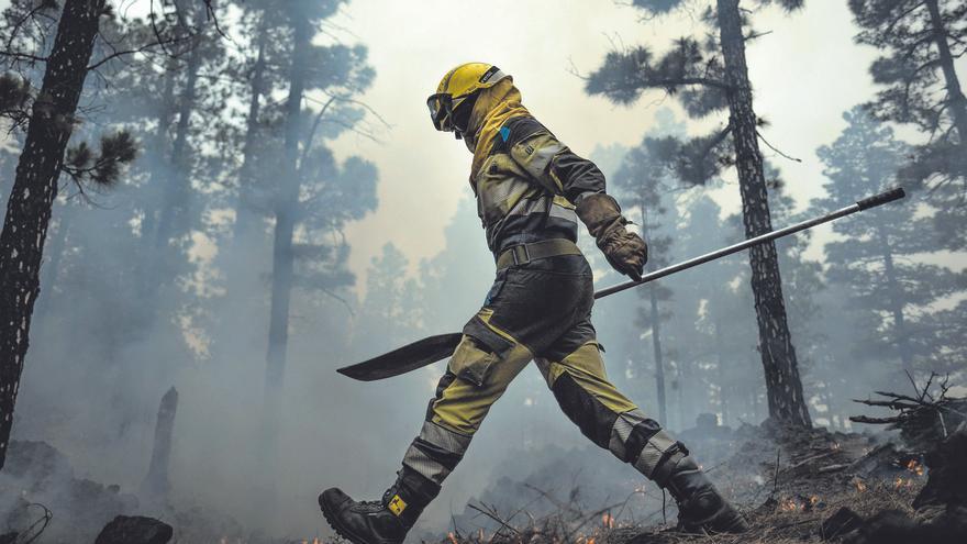 Trabajo de los Equipos de Intervención y Refuerzo en Incendios Forestales (EIRIF)