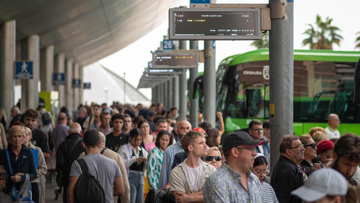 Intercambiador de Guaguas de Santa Cruz de Tenerife.