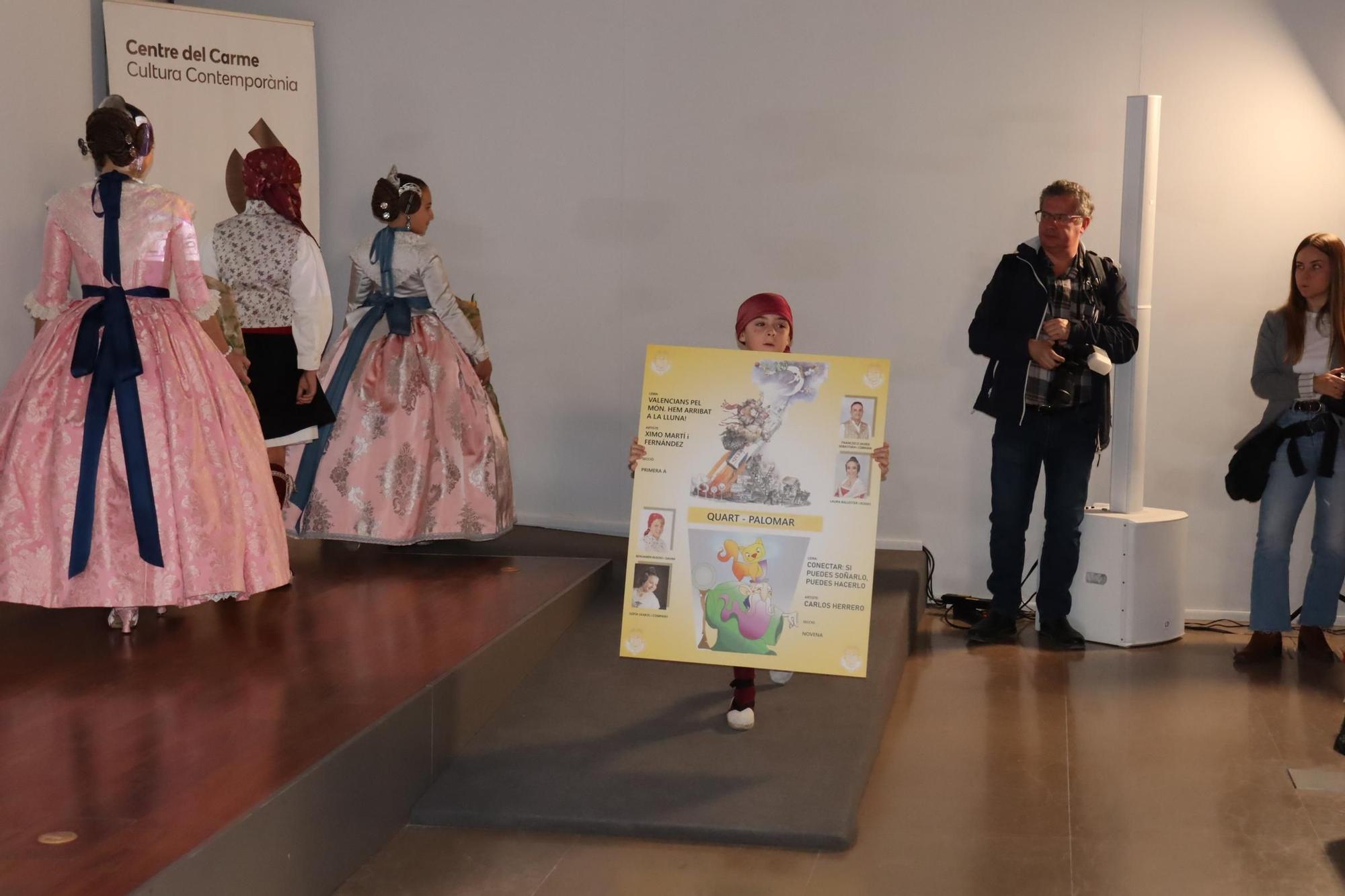 La fiesta de las fallas del Pilar-Sant Francesc con Marina y la corte infantil