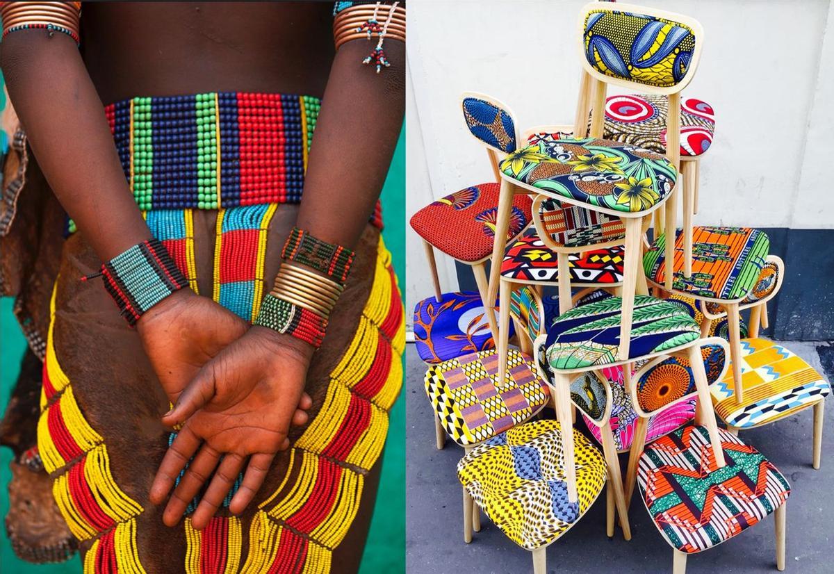 Decoración africana: Wax Going Onpng
