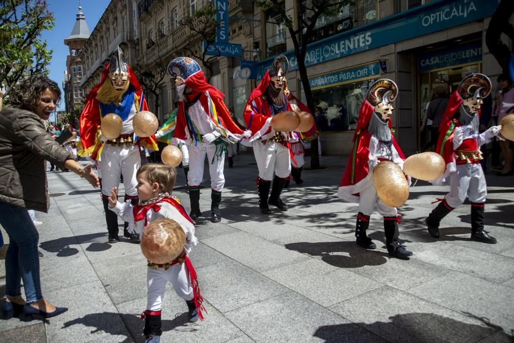 El Entroido vuelve a las calles de Ourense. // Carlos Peteiro