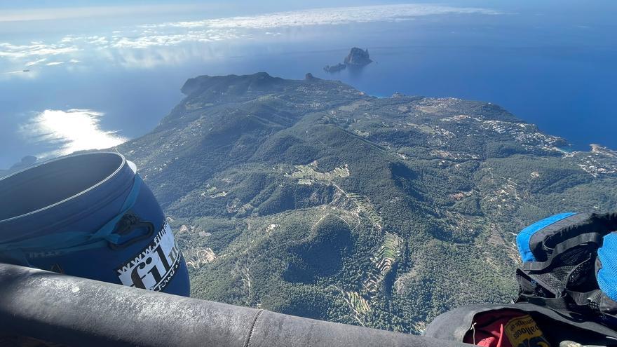 De Calpe a Ibiza en globo