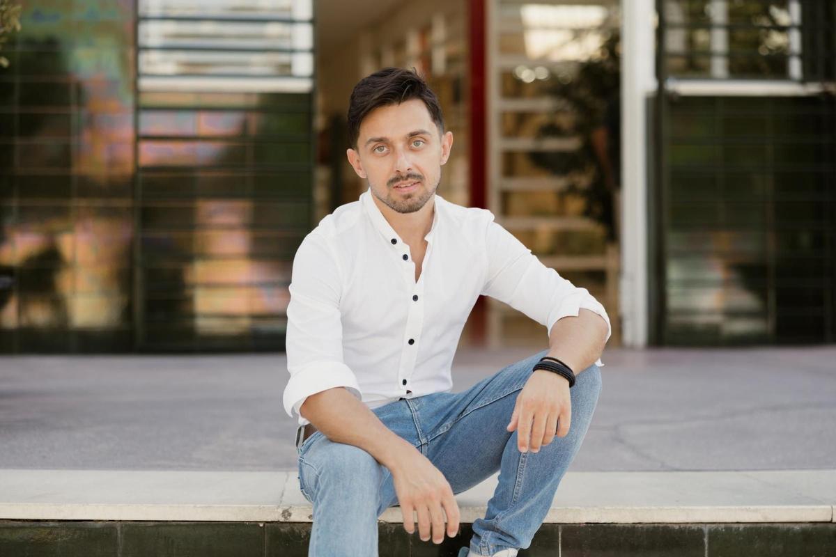 Dmytro Beziazychnyi llegó a España como refugiado ucraniano.