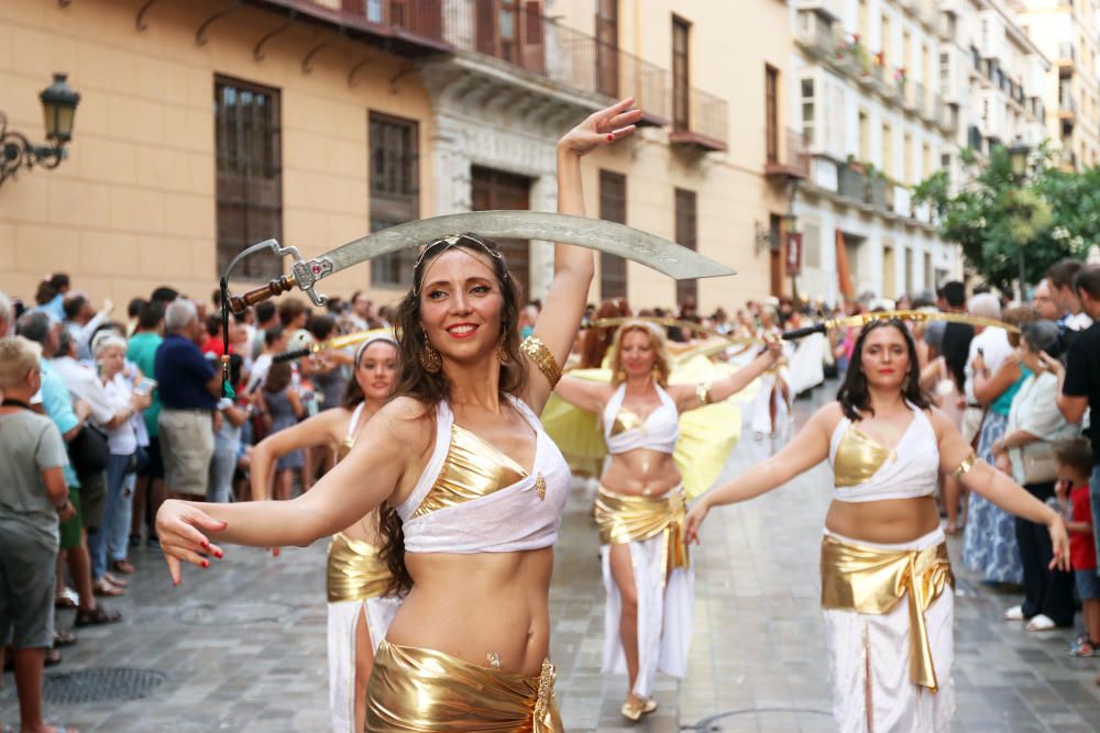 Cabalgata histórica en el Centro de Málaga