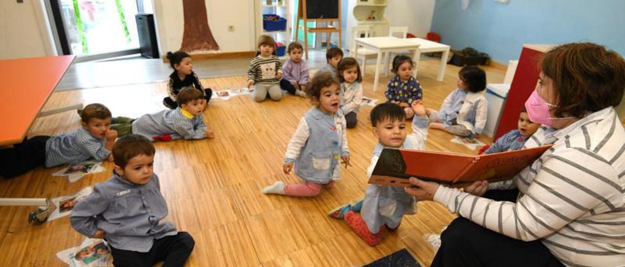 Catorce escuelas infantiles de la Xunta en la comarca admiten a más de 600 alumnos