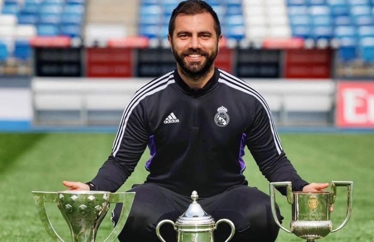 Kevin Cardeiro, de origen coruñés, con el triplete del juvenil A.