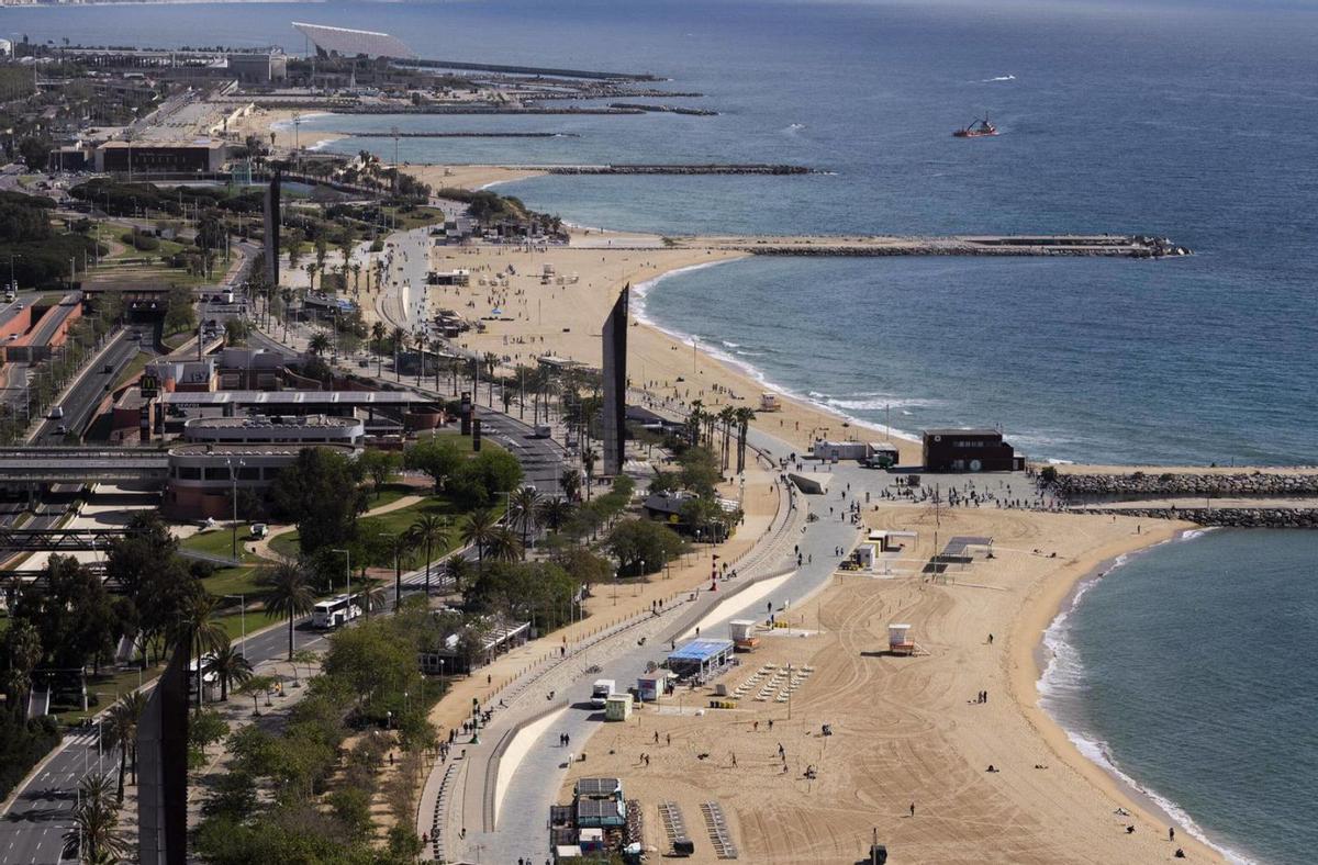 BCN modificarà l’últim tram  de la Mar Bella pels temporals