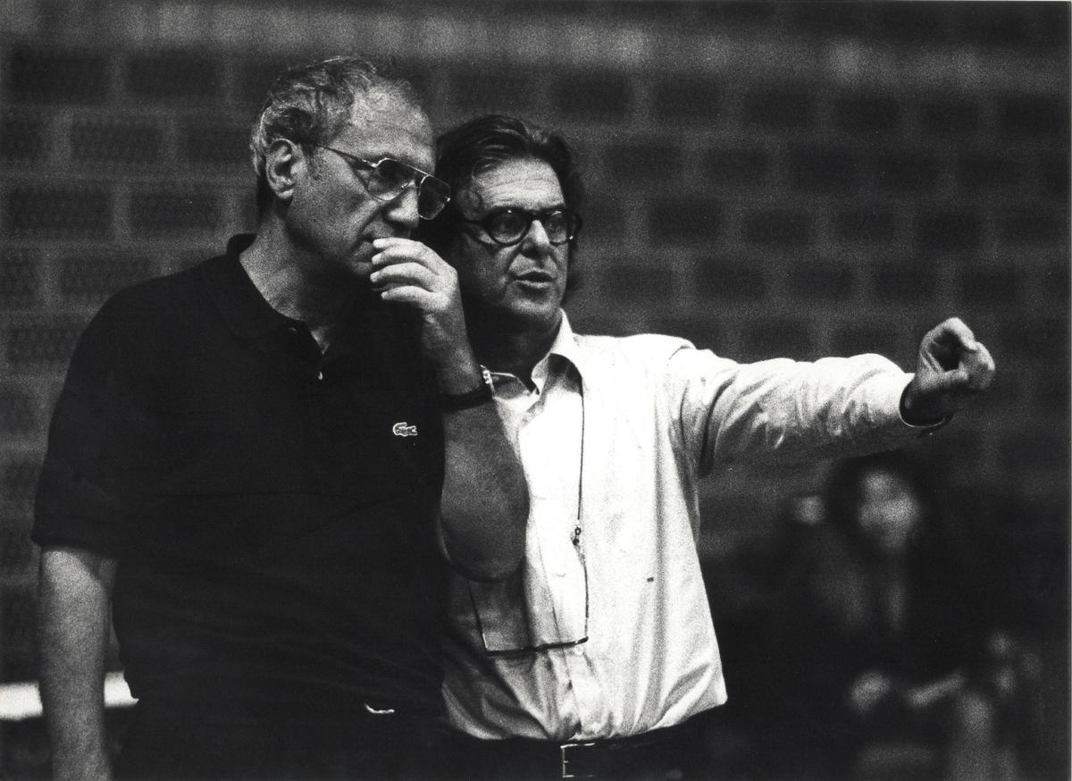 Pere Portabella y Ricardo Bofill en 1992.