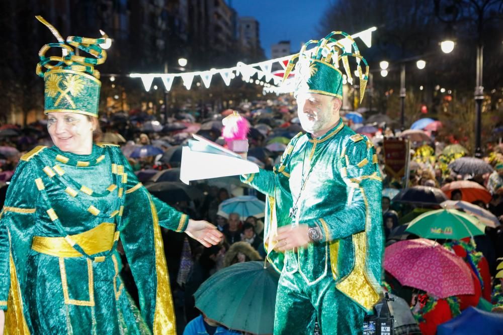 Carnaval en Gijón 2018: entrega de premios a los mejores disfraces.