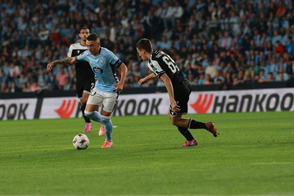 Las imágenes del Celta-PAOK