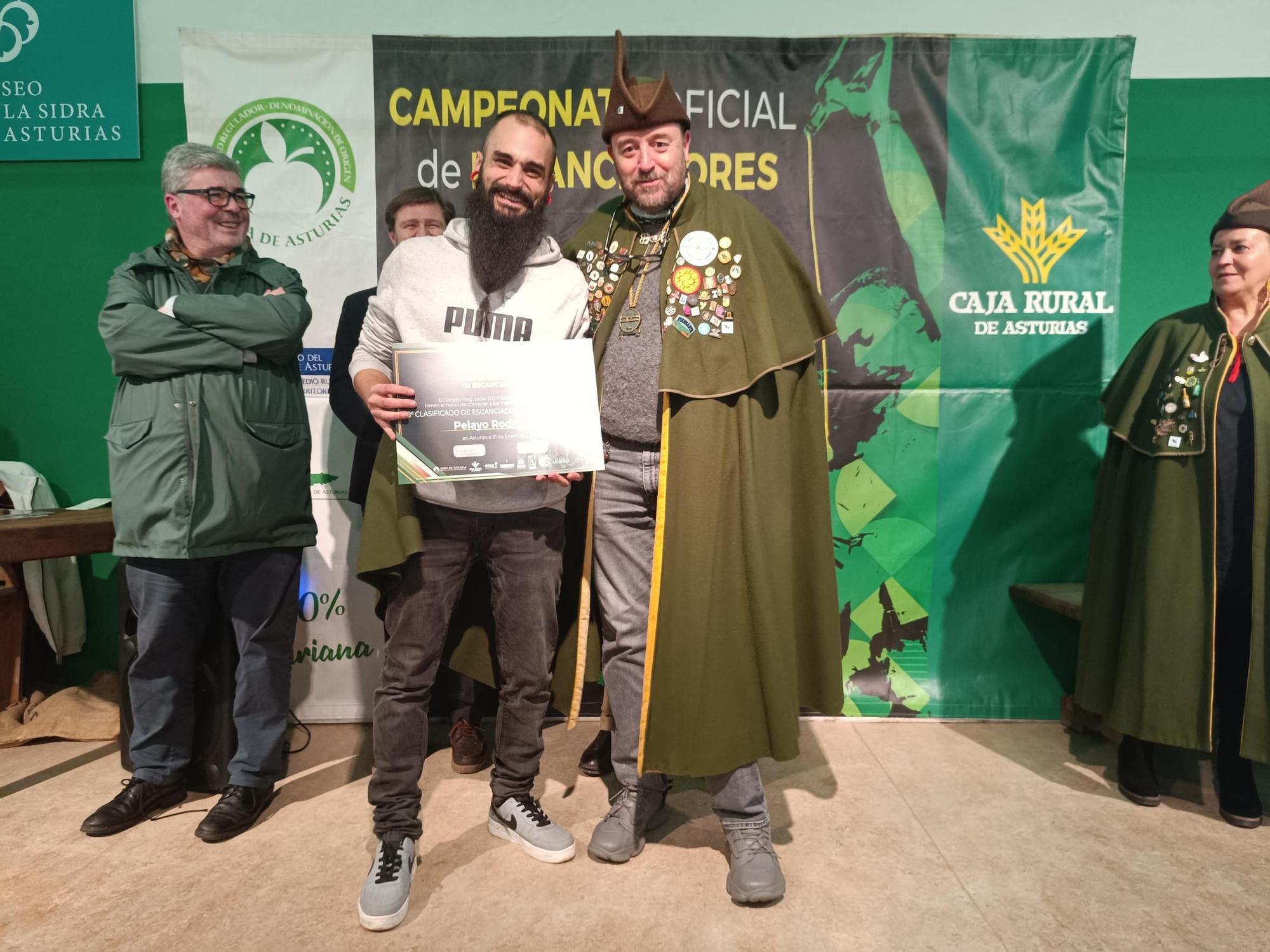 XXX Concurso de Escanciadores de Asturias: estos son los ganadores