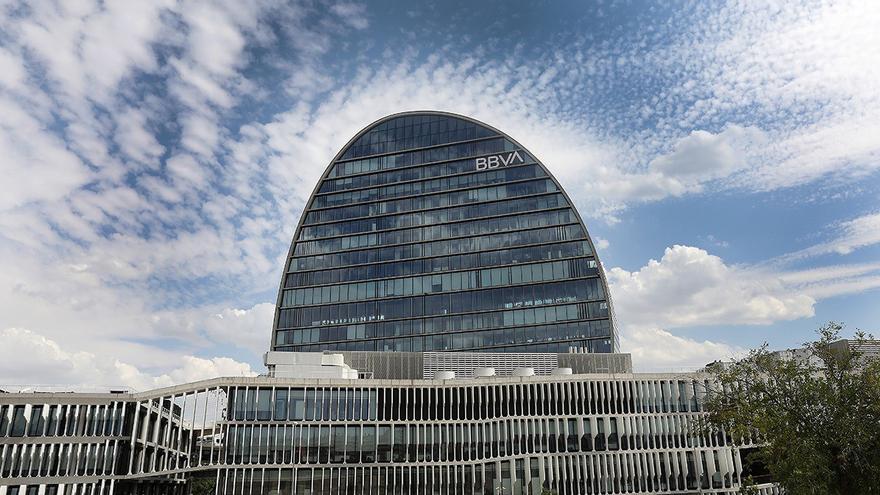 Edificio La Vela de BBVA en Madrid.