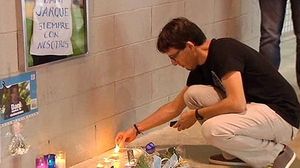 Record emocionat de Dani Jarque a l’estadi de Cornellà-el Prat al complir-se dos anys de la mort del jugador.