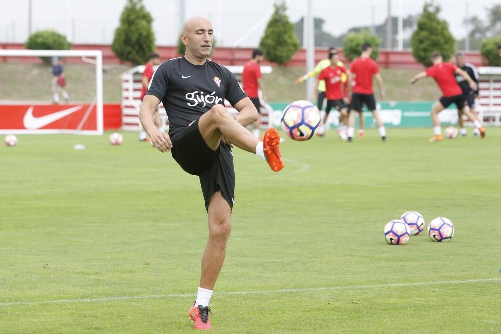 Entrenamiento del Sporting