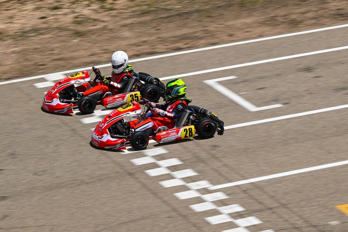 Marc Cruz, pilot manresà de kart de només 10 anys