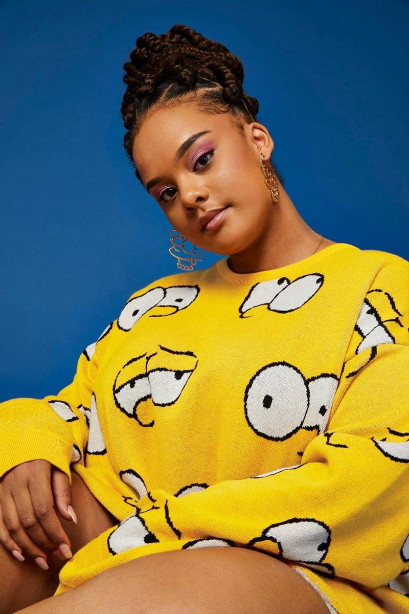 Jersey amarillo de la colección de los Simpsons para Asos