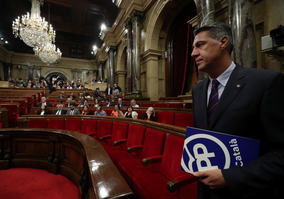 Les millors fotos de la compareixença de Puigdemont