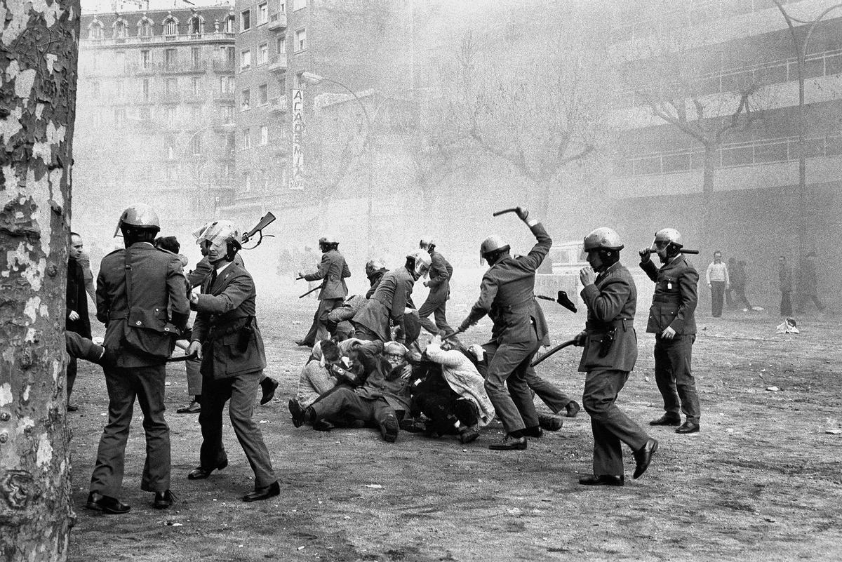Manifestación en Barcelona en 1976