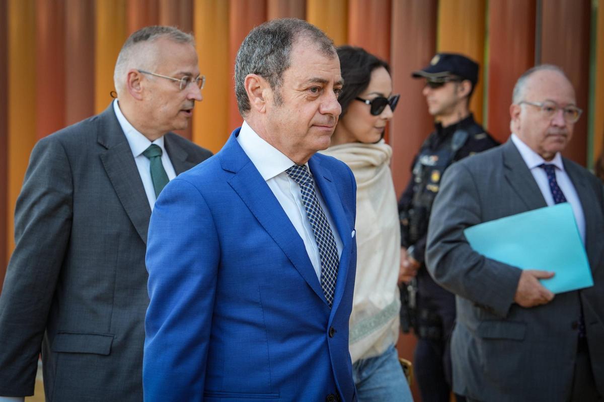 David Sánchez declara en los juzgados de Badajoz