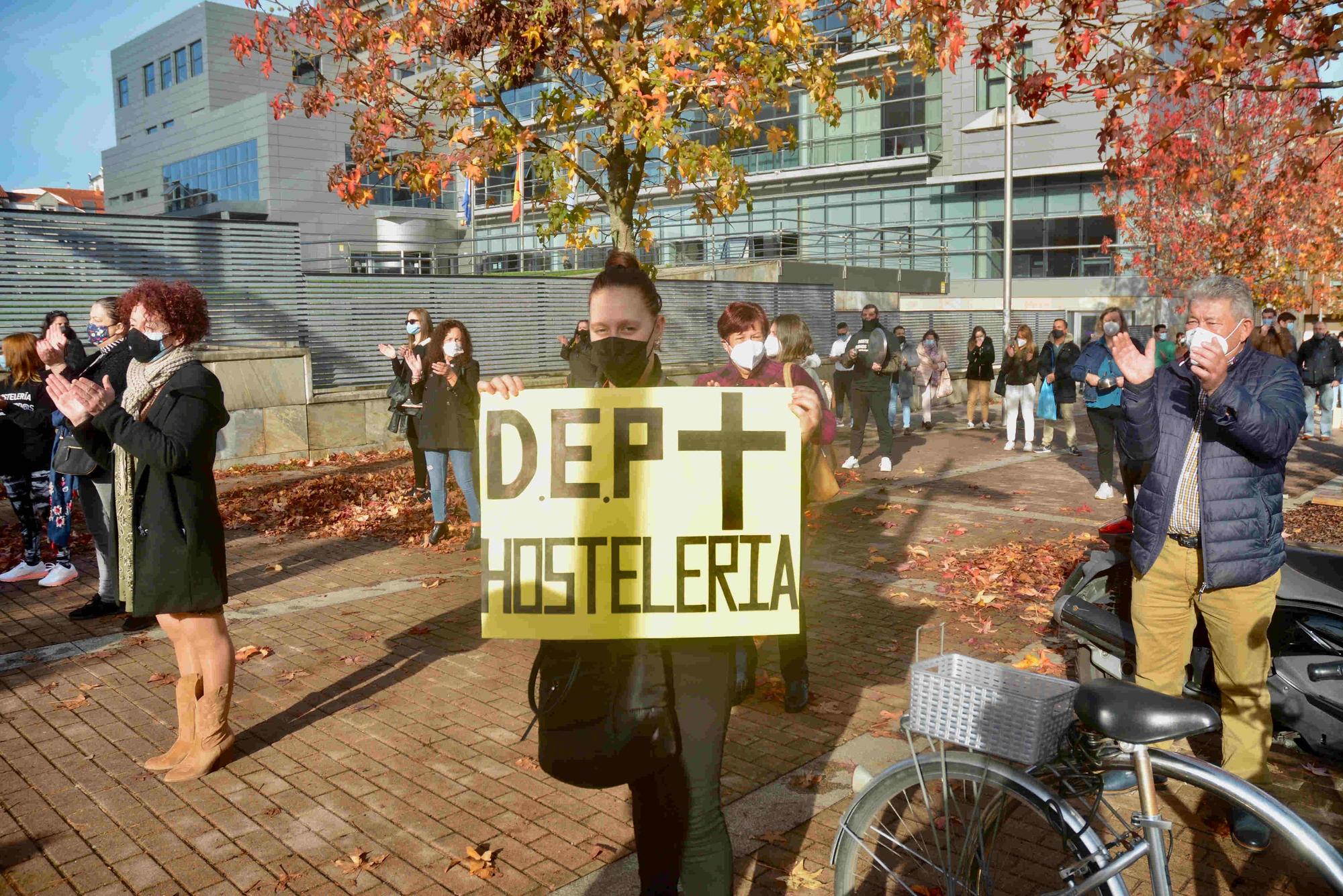 Las hostelería de Pontevedra, con la soga al cuello por el cierre