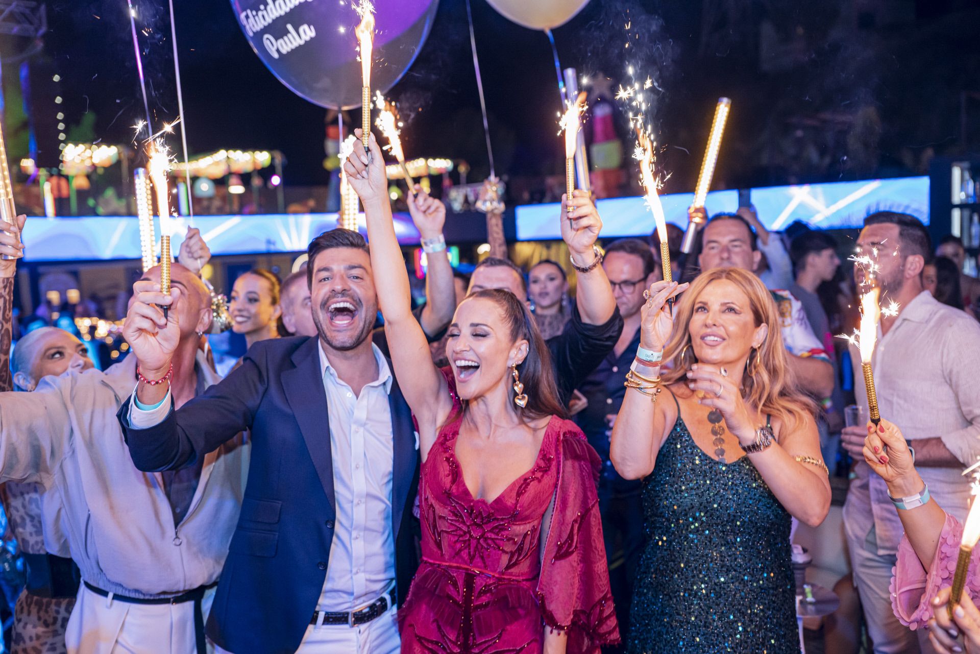 Paula Echevarría celebra su cumpleaños en Marbella.