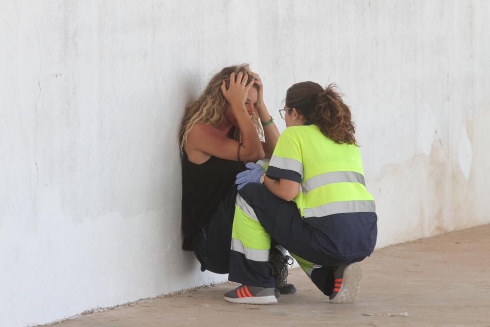 Simulacro de atropello múltiple en el campus de Cartagena de la UCAM