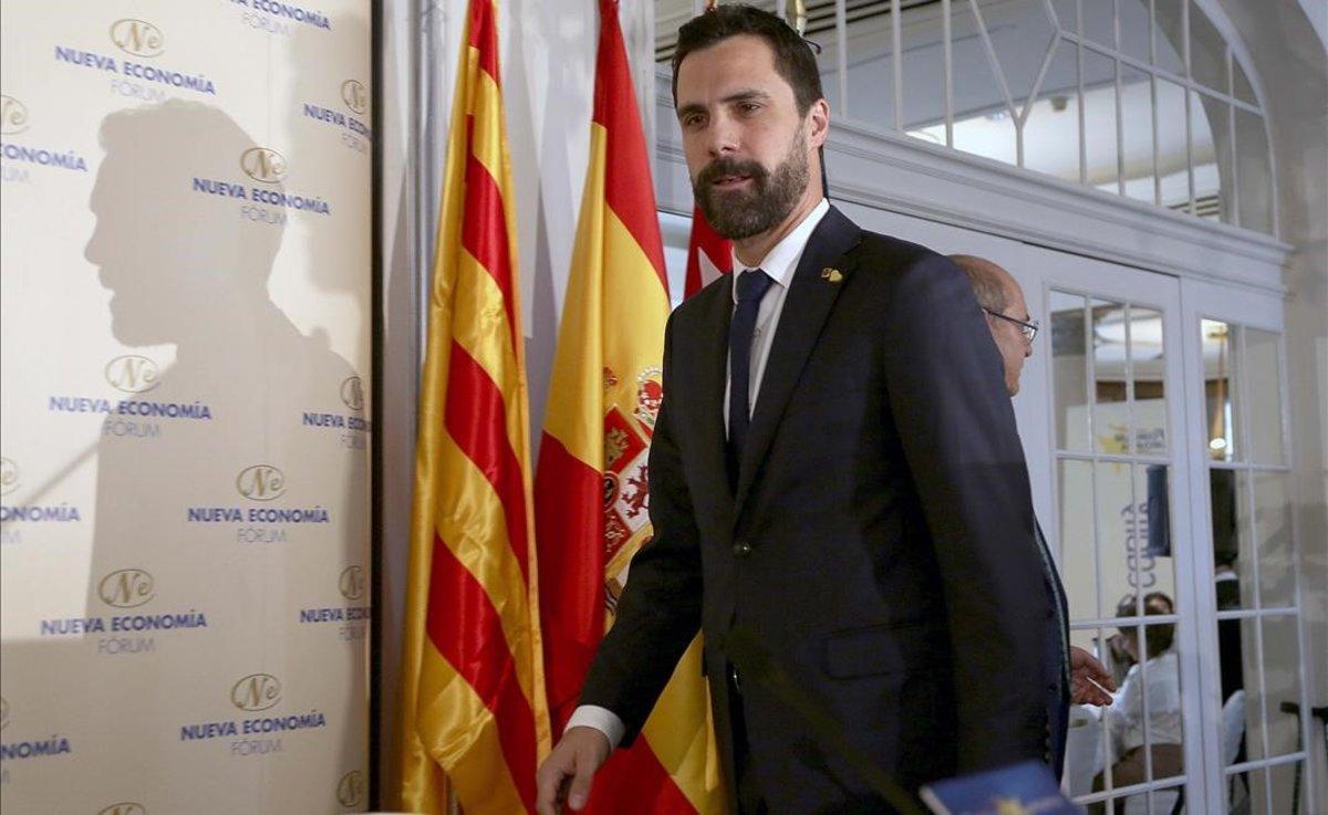 Roger Torrent, el pasado julio.