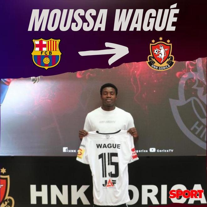 19.07.2022: Wague - Acuerdo entre el HNK Gorica y el FC Barcelona para el traspaso del jugador, que se va con la carta de libertad en el bolsillo