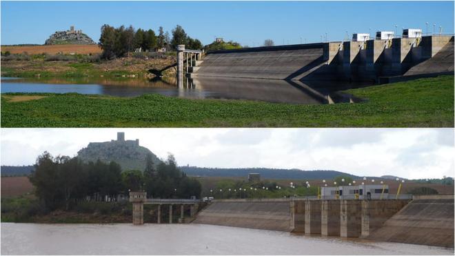 Embalses y ríos tras la lluvia de Semana Santa