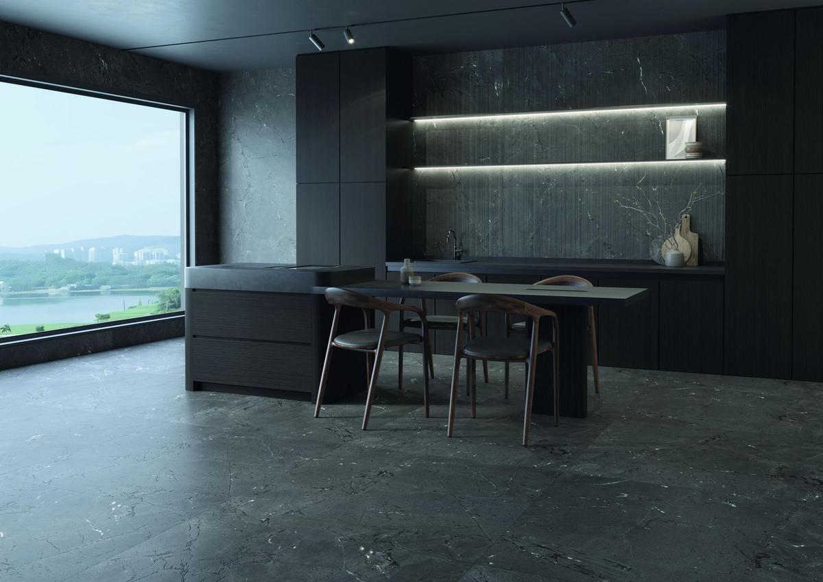 Ambiente 'Renoir Black' 120X280.