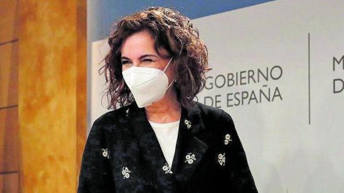 La ministra
de Hacienda,
María Jesús
Montero. | // EFE