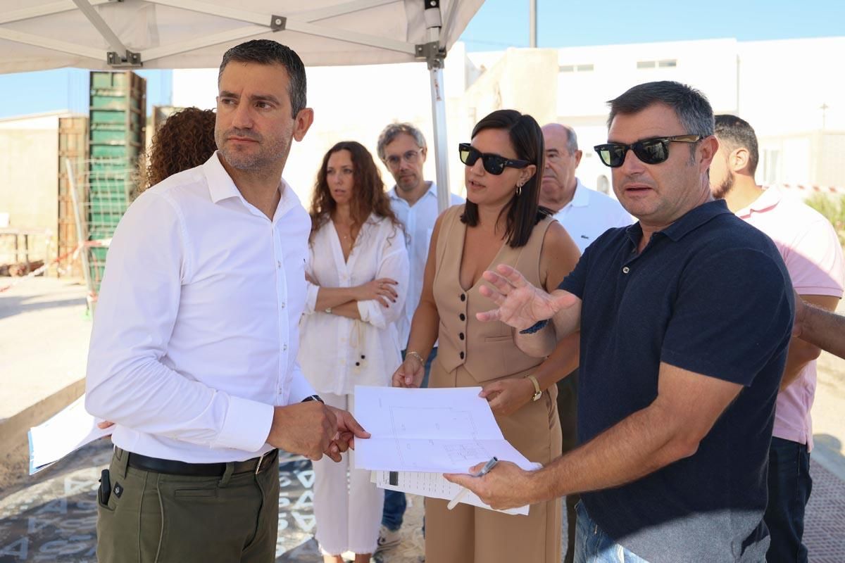 Galería: visita a las obras de la nueva escoleta de Sant Rafel