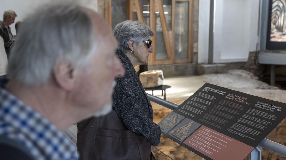 Inauguración de la reforma del espacio museizádo del Mercat de Santa Caterina del MUHBA, con restos del antiguo convento