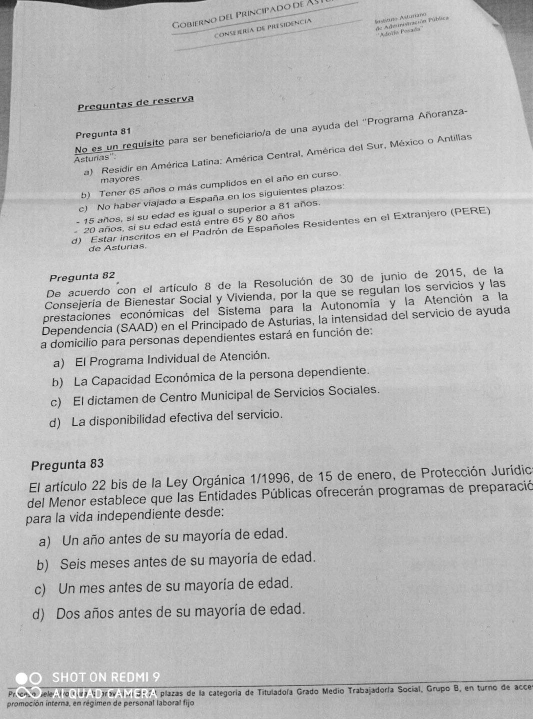 Examen Trabajo Social