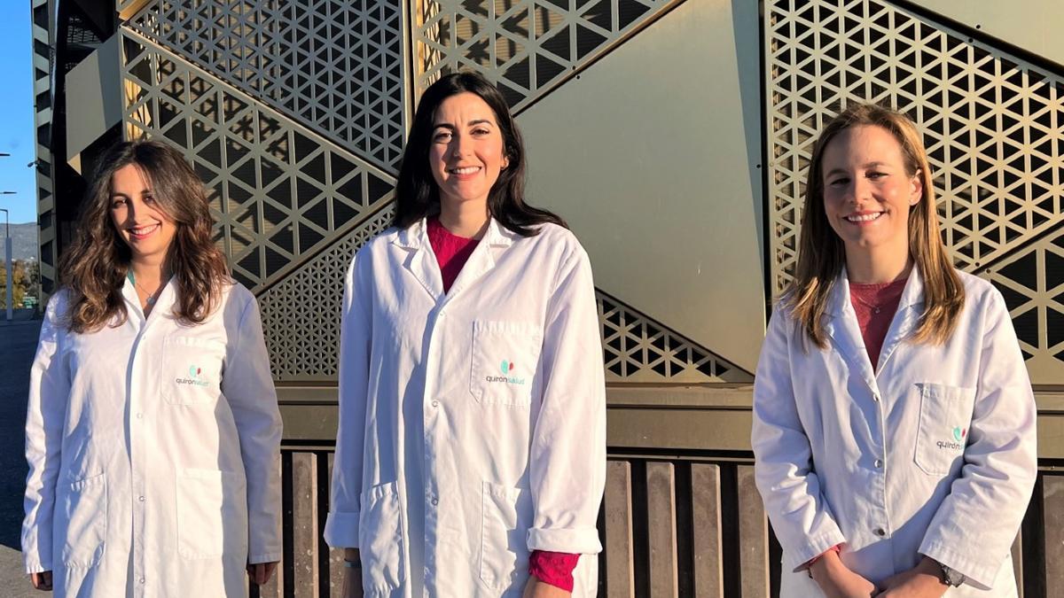 De izquierda a derecha, las expertas en Nutrición de QuirónSalud Córdoba Guadalupe Alhambra, Carmen Serrano y Lourdes de la Bastida.