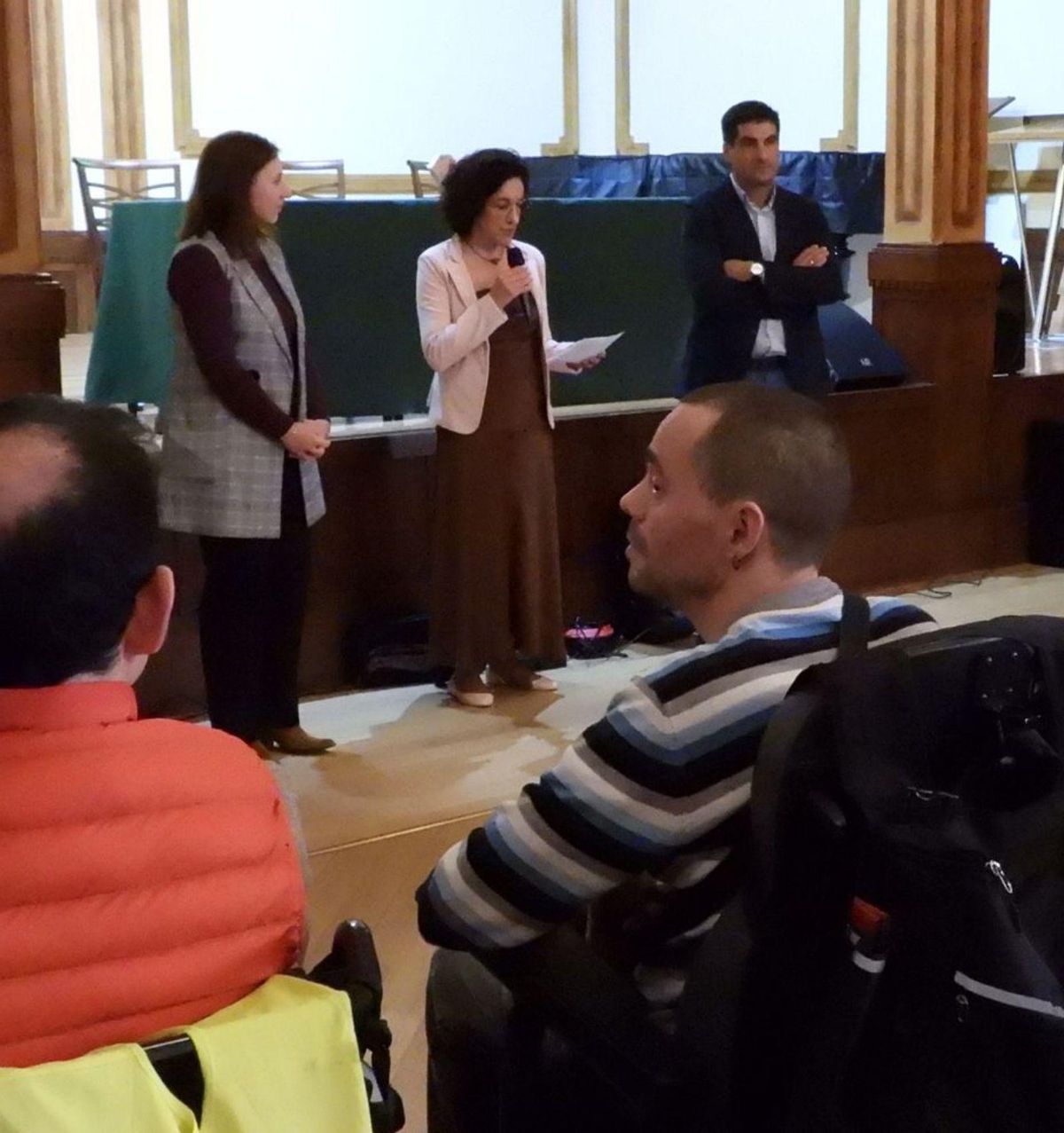 La presidenta de AODEMPER, Susana Fernández, en el acto. | // F.C.