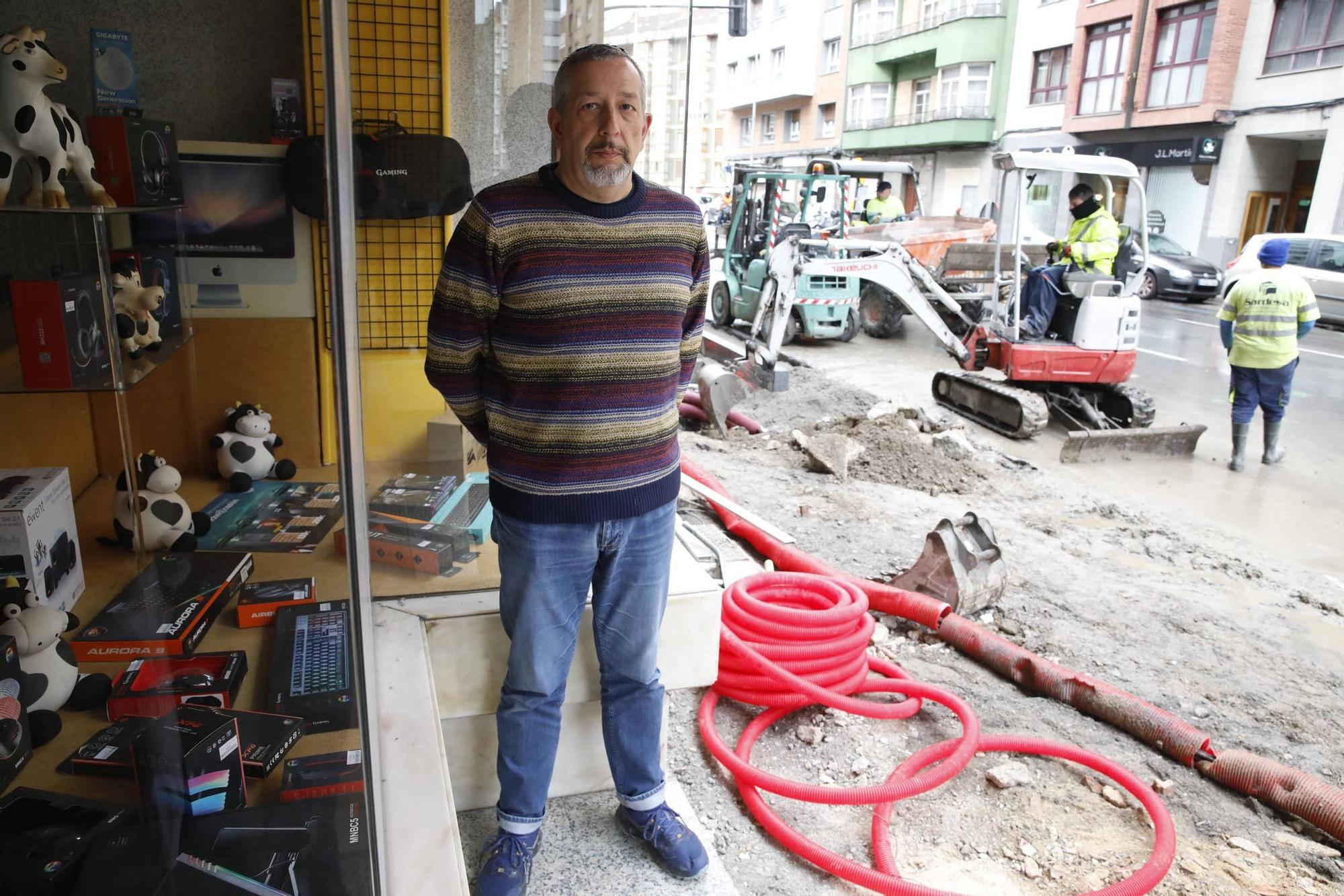 Los comerciantes celebran que "se nos escuche" antes de iniciar obras (en imágenes)